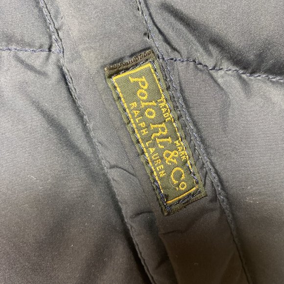 Polo Ralph Lauren Youth Vest Classic Pony Reversible Zip Puffer Navy Sz 4/4T - Picture 4 of 11